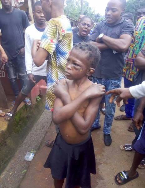 Pastor’s wife paraded and arrested for brutalizing her maid (photos)