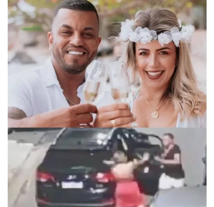Military Police Officer Repeatedly Punched His Wife Before Shooting Her Dead In Brazil (video)