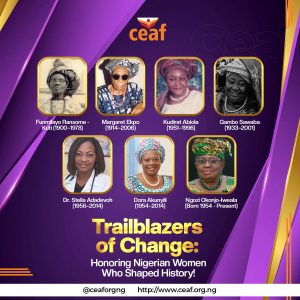 Celebrating Nigerian Women Pioneers: Trailblazers of Change