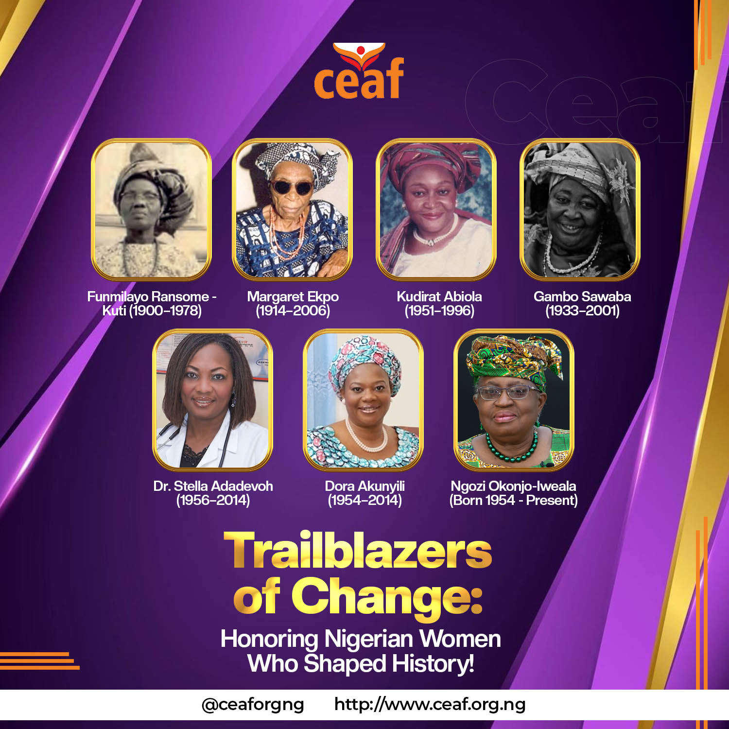 Honoring Nigerian Women Who Shaped History!