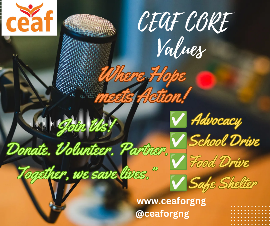 CEAF’s Core Values: Where Hope Meets Action